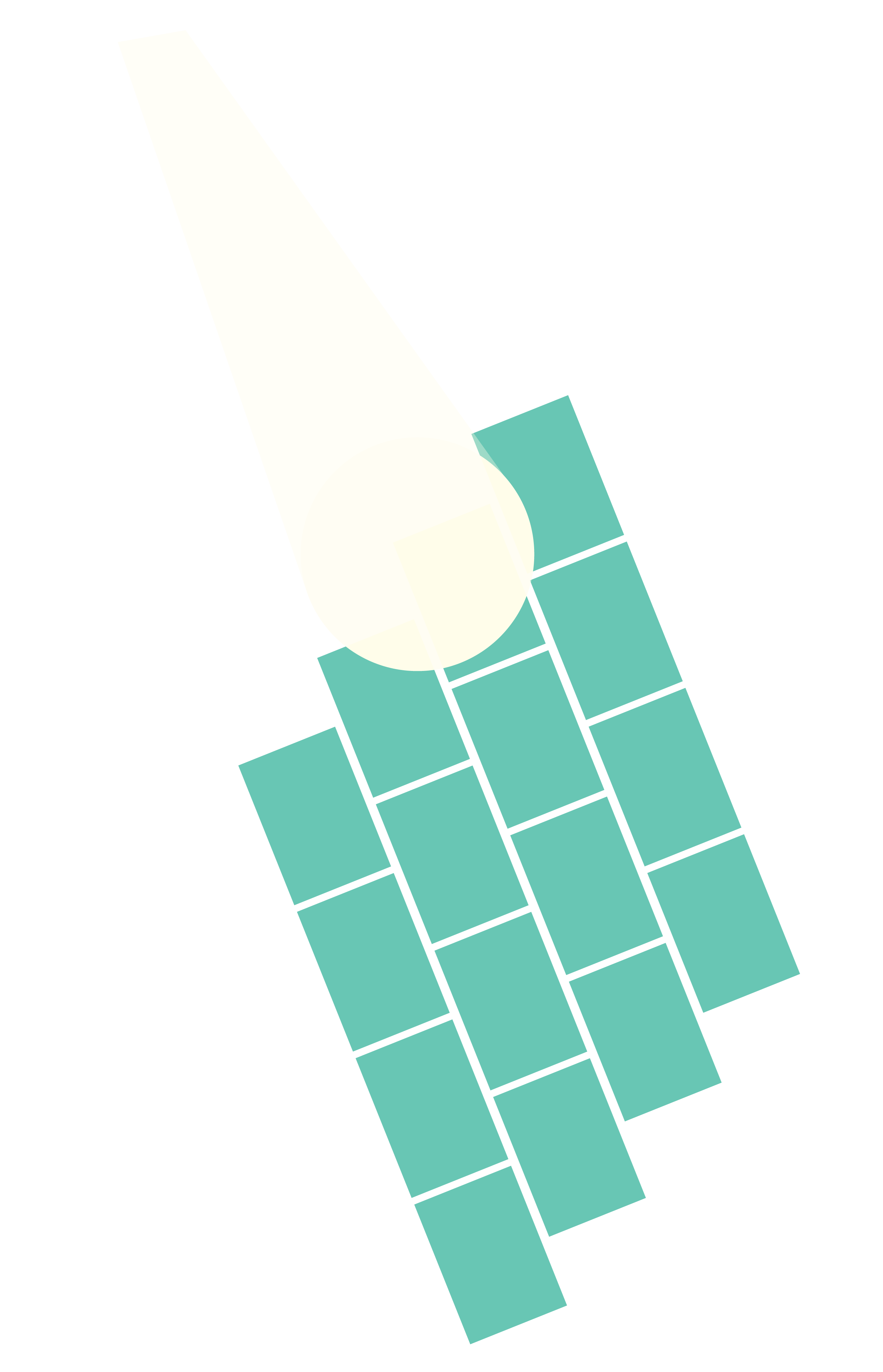 Abstracte illustratie van een spotlight op documenten